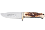 Couteau de chasse Puma IP Elk Hunter Stag 304410 lame 10,4cm manche bois de cerf + étui en cuir