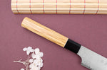 Couteau sujihiki kiritsuke 24cm japonais artisanal Yuzo Damas VG10