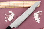 Couteau sujihiki kiritsuke 24cm japonais artisanal Yuzo Damas VG10