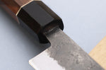 Couteau universel 12cm japonais artisanal Yuzo Black Nashiji