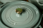 Cocotte Staub ronde en fonte émaillée Eucalyptus