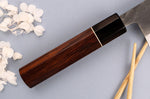 Couteau bunka 16,5cm japonais artisanal Yuzo Black Nashiji