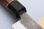 Couteau bunka 16,5cm japonais artisanal Yuzo Black Nashiji