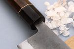 Couteau kiritsuke 18cm japonais artisanal Yuzo Black Nashiji