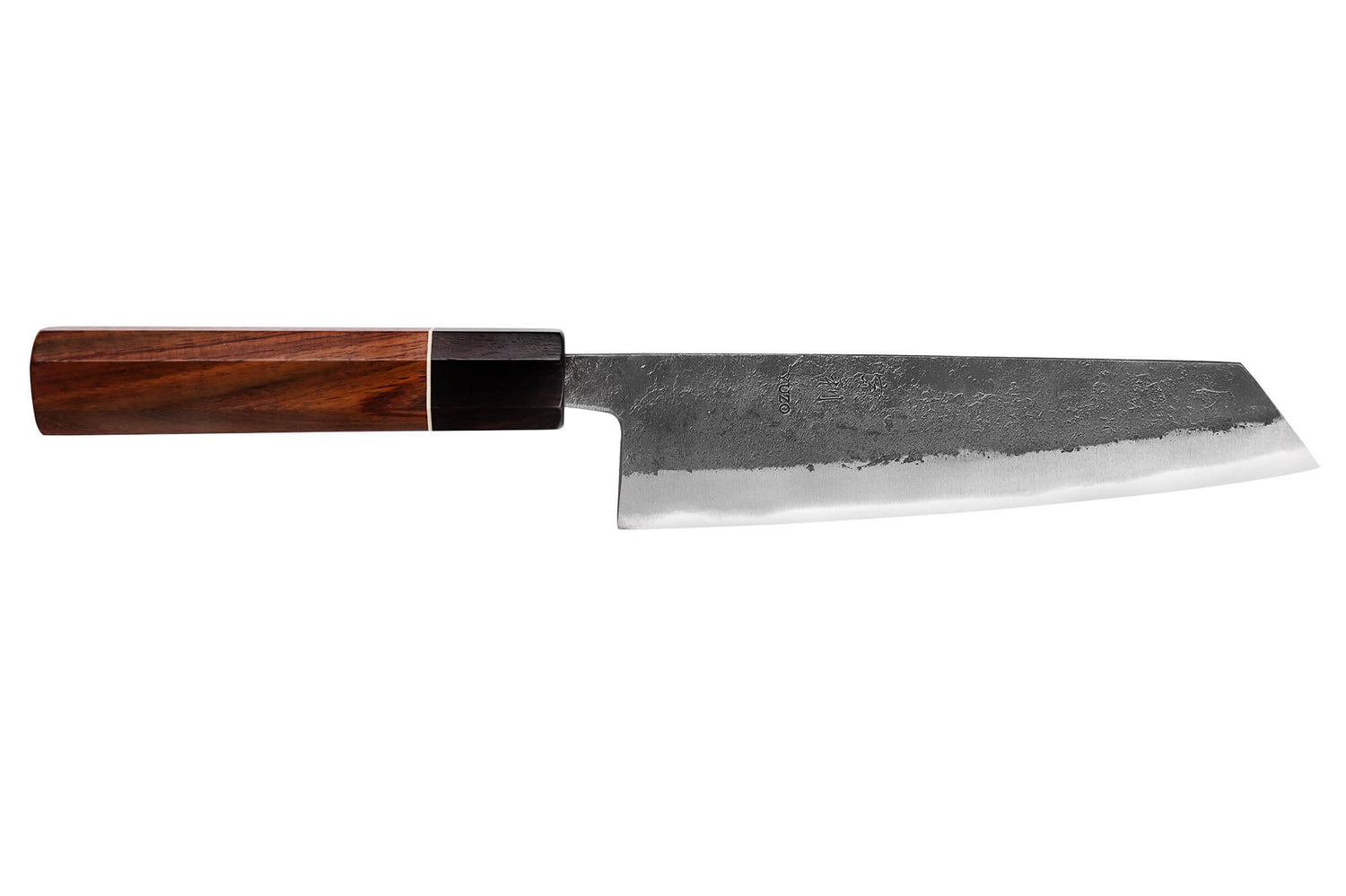 Couteau kiritsuke 18cm japonais artisanal Yuzo Black Nashiji