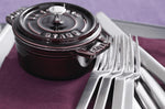 Mini cocotte Staub ronde en fonte émaillée grenadine 10cm