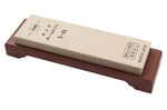 Pierre à aiguiser japonaise King Home Stone grains 4000 avec support