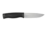 Couteau Böker Bronco 121504 lame en acier 11,3cm manche en TPE noir + étui en cuir avec allume-feu
