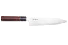 Couteau de chef 24cm japonais artisanal Sukenari SG2 San Maï manche en bois de rose