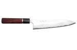 Couteau de chef 21cm japonais artisanal Toshihiro Wakui Shirogami 2 San Maï poli