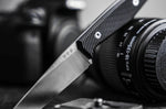 Couteau Böker AK1 American Tanto 129504 lame en acier 7,6cm manche en G10 noir + étui en kydex