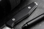Couteau Böker AK1 American Tanto 129504 lame en acier 7,6cm manche en G10 noir + étui en kydex