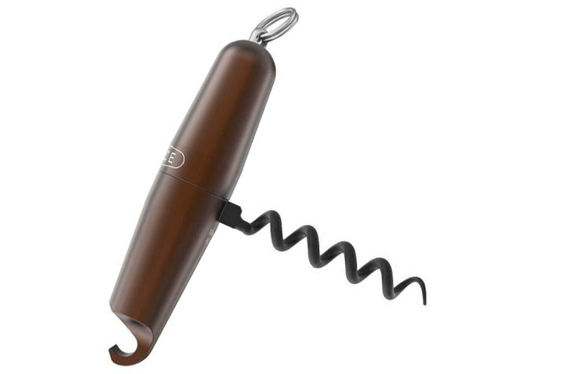 Tire-bouchon aluminium Lance coloris chocolat fabriqué en France
