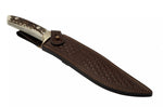 Couteau Böker Arbolito El Gigante 2.0 Stag 02BA594HH lame en acier 23,5cm manche en bois de cerf + étui