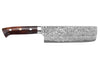 Couteau nakiri japonais Takeshi Saji R2 Damas Mosaïque 16,5cm