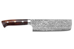 Couteau nakiri japonais Takeshi Saji R2 Damas Mosaïque 16,5cm