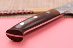 Couteau nakiri japonais Takeshi Saji R2 Damas Mosaïque 16,5cm