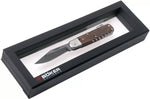Couteau pliant Böker 98K Damas 110715DAM manche en bois de noyer 11cm