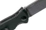 Couteau pliant Böker Kalashnikov Bayonet Damas 11KAL48DAM manche en alu et ironwood noir/bois 13cm
