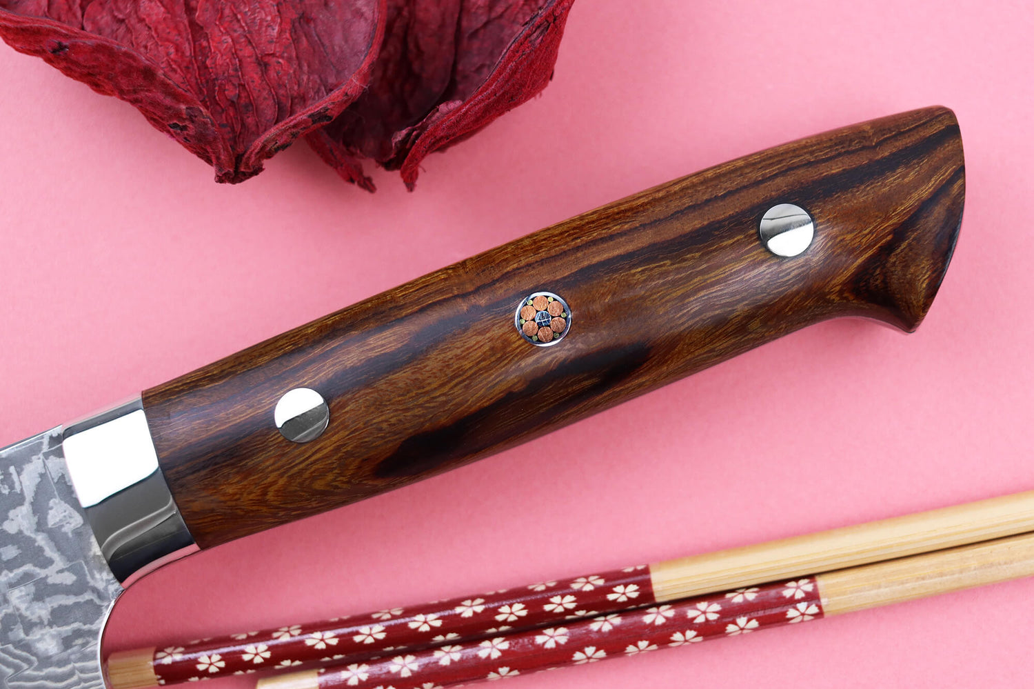 Couteau sujihiki japonais Takeshi Saji R2 Damas Mosaïque 27cm