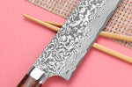 Couteau sujihiki japonais Takeshi Saji R2 Damas Mosaïque 27cm