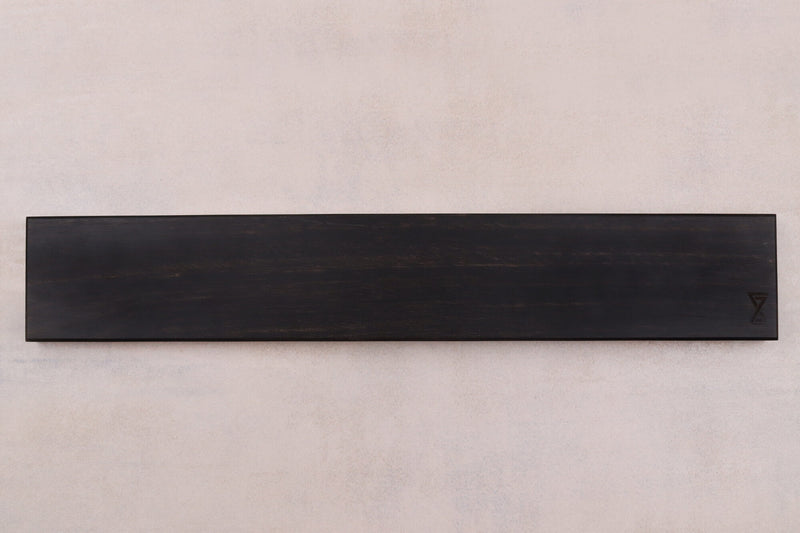 Barre aimantée artisanale Essences Creations en ébène du Gabon 45cm 6 places - N°1