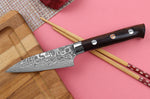 Couteau d'office japonais Takeshi Saji R2 Damas Mosaïque 8cm