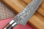 Couteau d'office japonais Takeshi Saji R2 Damas Mosaïque 8cm