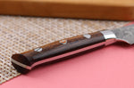 Couteau d'office japonais Takeshi Saji R2 Damas Mosaïque 8cm