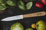 Couteau Opinel n°113 cranté manche en hêtre lame 10cm