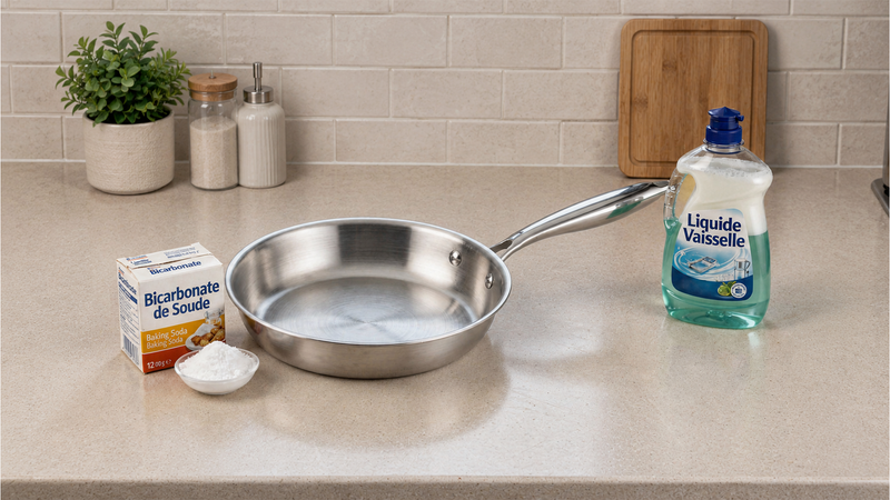 Comment entretenir les ustensiles de cuisson en inox ?