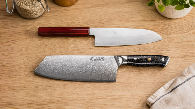 Couteau japonais ou couteau chinois : lequel choisir ?
