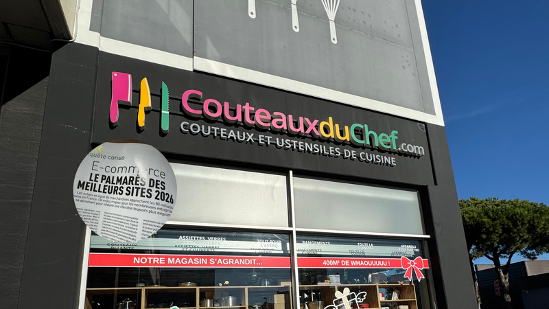 Couteauxduchef classé parmi les meilleurs sites e-commerce 2026 (Capital)