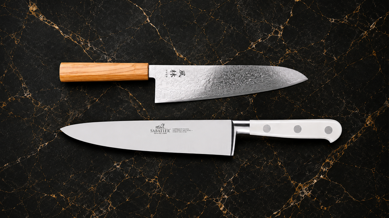 Differences entre couteau francais et Couteau Japonais