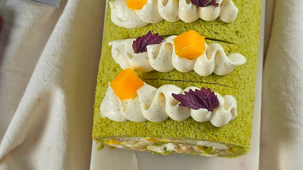 Bûche Mango Sticky Rice : la recette d’Alexis Raimondi