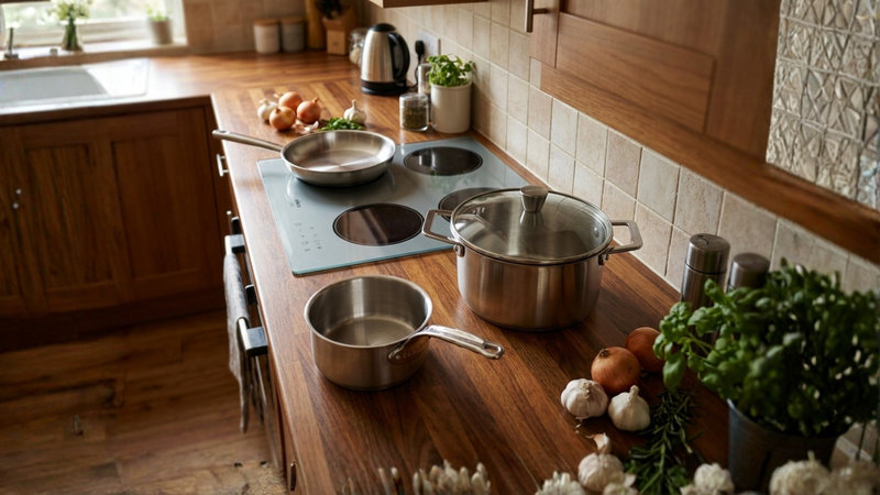 Les différents ustensiles de cuisson en inox