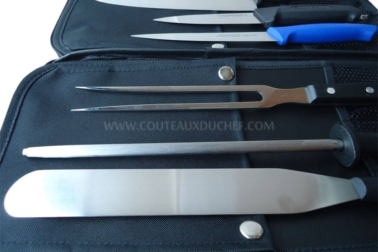 Malette 6 couteaux et accessoires professionnels BARGOIN